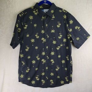 Old Navy Mens Short Sleeve‎ Everyday Shirt Medium Hawaiian Tropical Vacation
